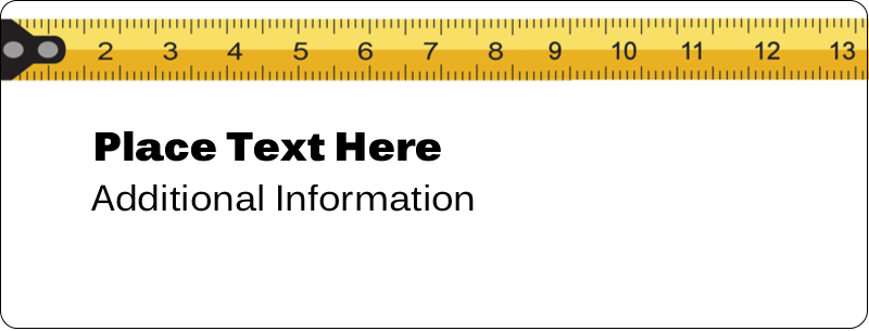 tape measure template